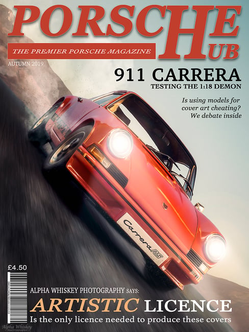Porsche magazine cover