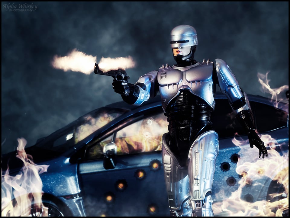 Robocop pistol fire