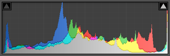 Histogram that Appears to Be Overexposed