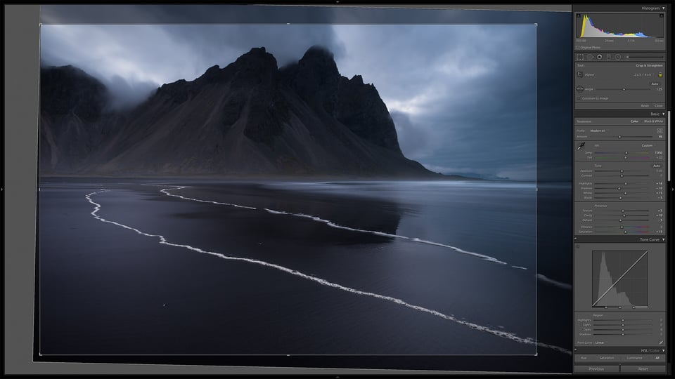 Crop for Vestrahorn Stokksnes Photo