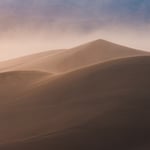 Same Photo of Pyramid Dune with Tone Curve and HSL Lightroom Adjustments