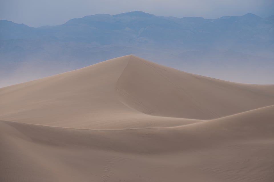Too Far Zoomed in Mesquite Sand Dunes