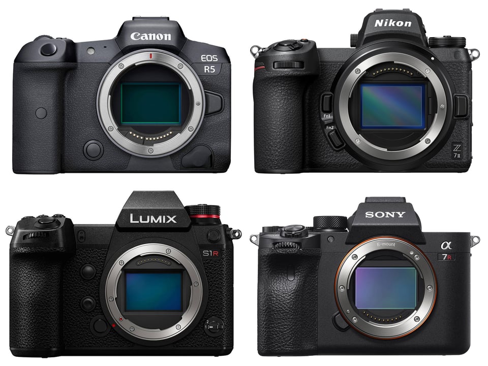 Canon EOS R5 vs Nikon Z7 II vs Panasonic S1R vs Sony A7R IV