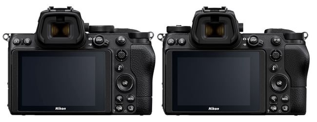 Nikon Z5 vs Z6 Back