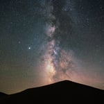 Sample Milky Way landscape photo