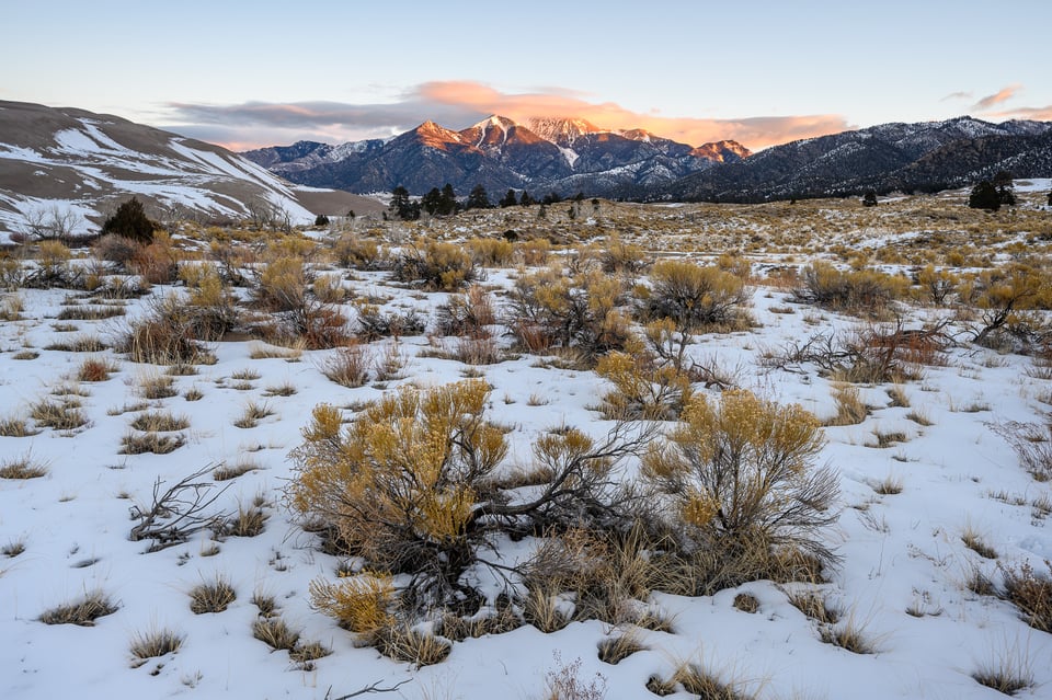 Great Sand Dunes, Colorado. Image captured with Nikon Z 14-24mm f/2.8 S lens.