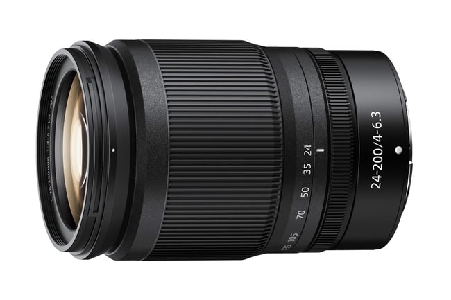Nikon Z 24-200mm f4-6.3 VR Lens Product Photo