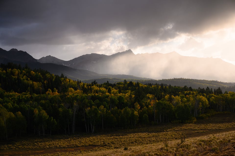 A Break in the Clouds at Sunset