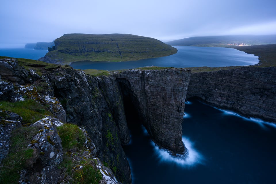 Blue Hour Landscape Earlier in the Trip