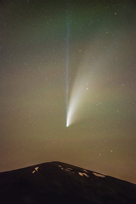 Comet Neowise Zoomed in