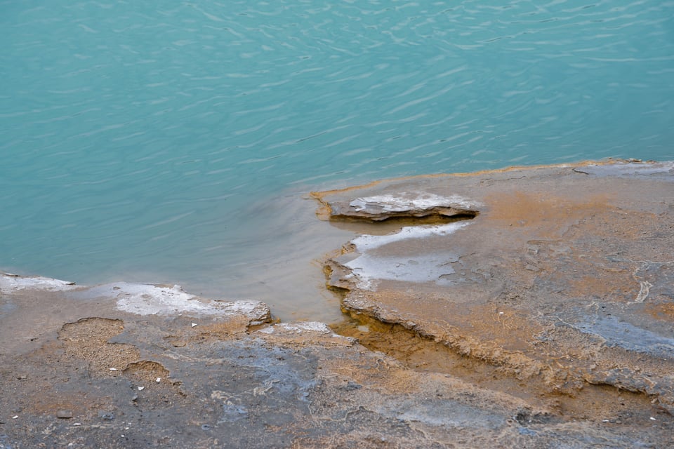 Edge of Hot Spring Yellowstone