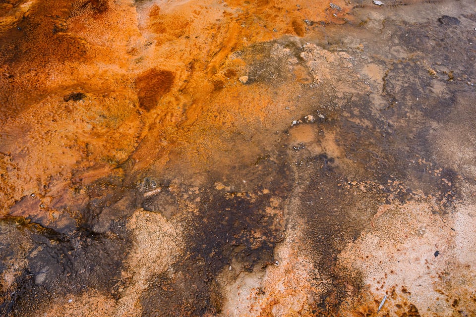 Geyser Patterns Yellowstone