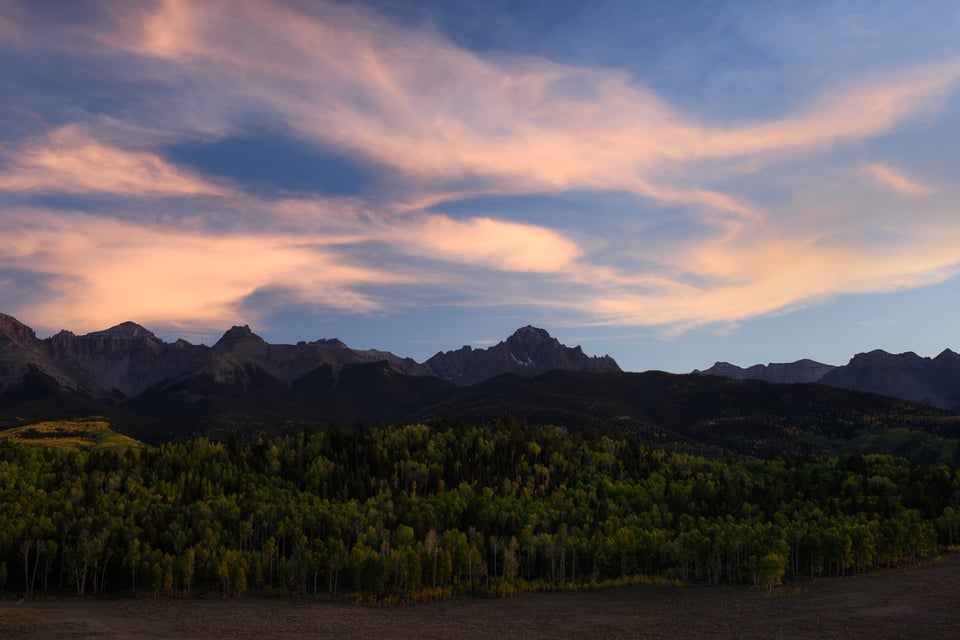 Good light during the second sunset