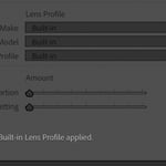 Nikon Z Built-in Lens Profile Lightroom