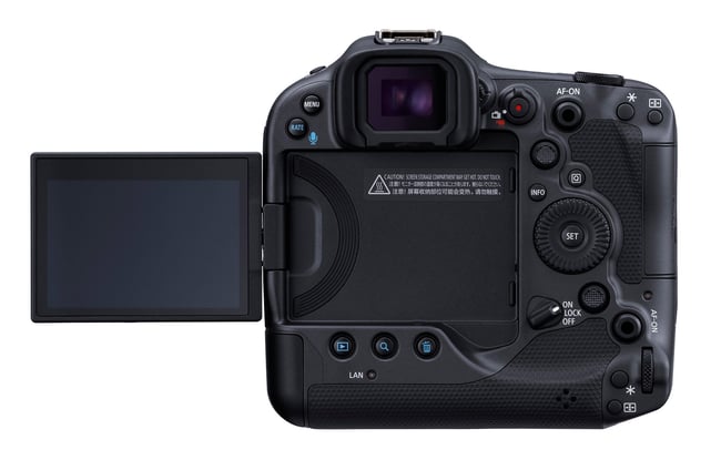 Canon EOS R3 Back View