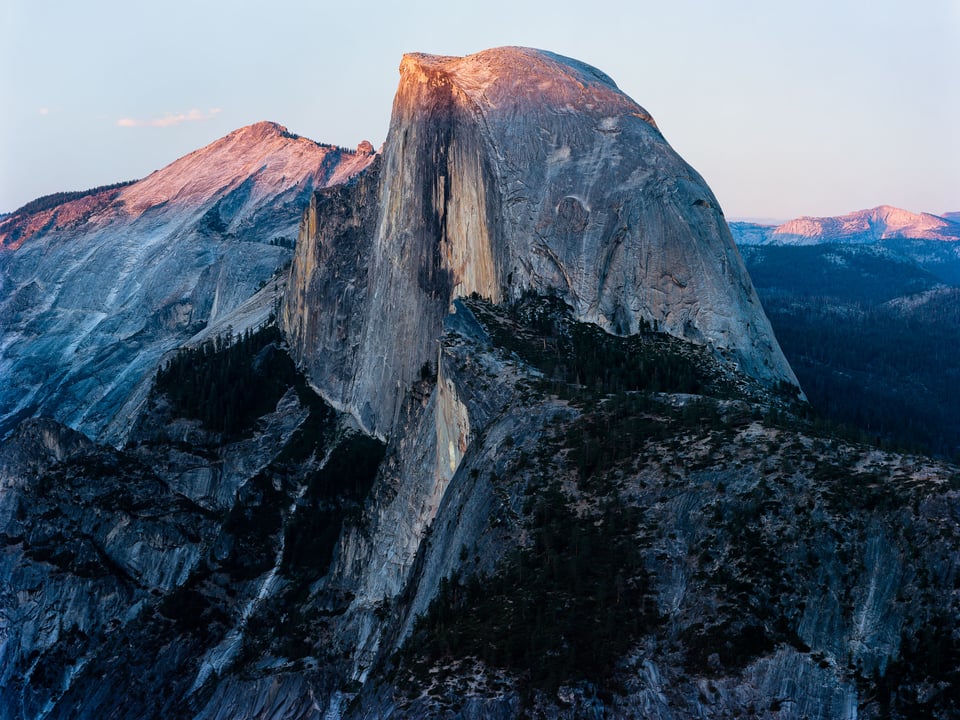 Glacier Point View of Half Dome with 4x5 Camera