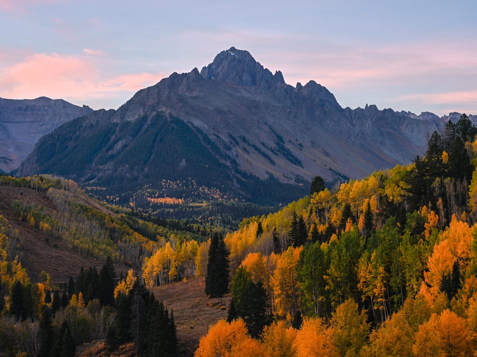 2018 Mt Sneffels Overlook Fall Colors