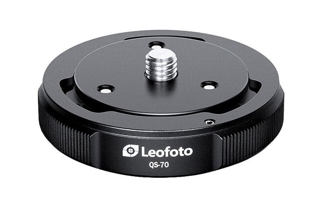 Leofoto QS-70 Tripod Head Swap Plate and Base