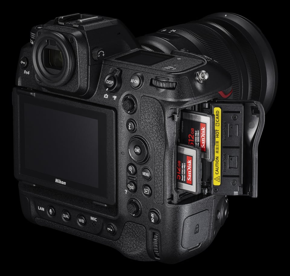 Nikon Z9 Card Slots