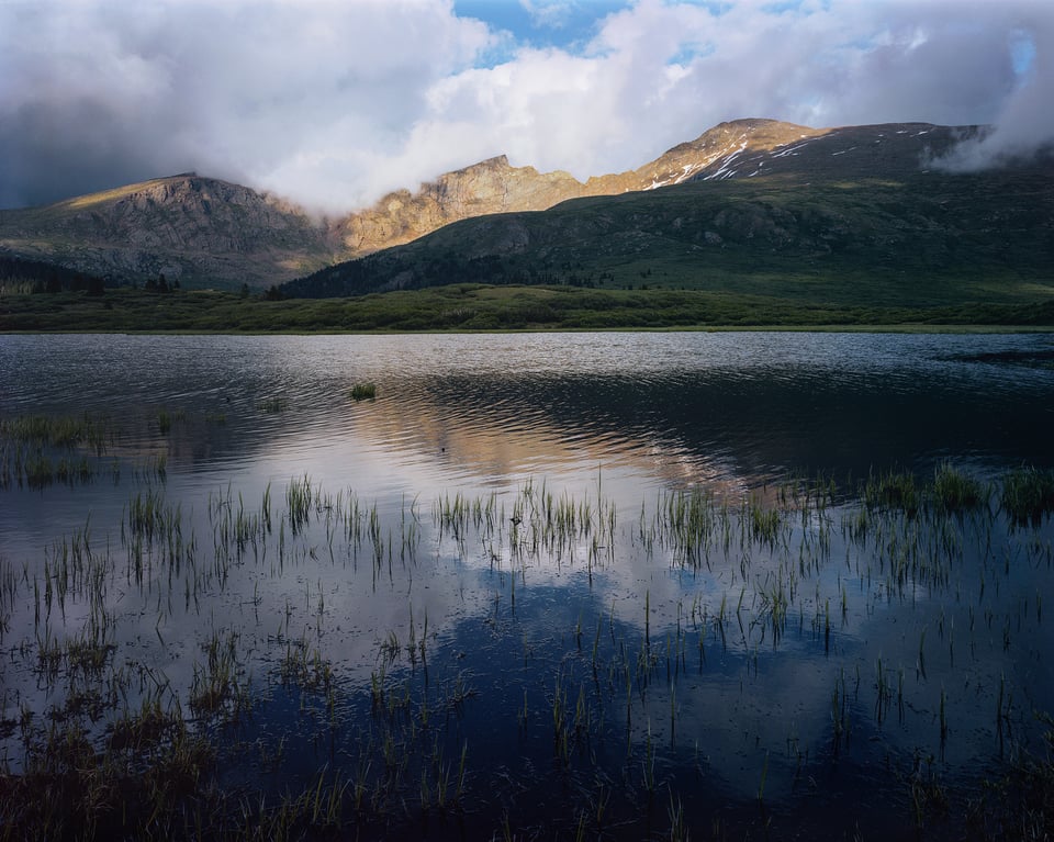 Mount Bierdstadt Afternoon 4x5 Portra 160