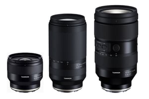 Three Tamron Mirrorless Lenses