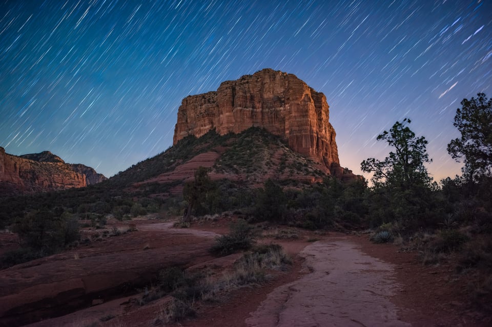 Star Trails in Sedona