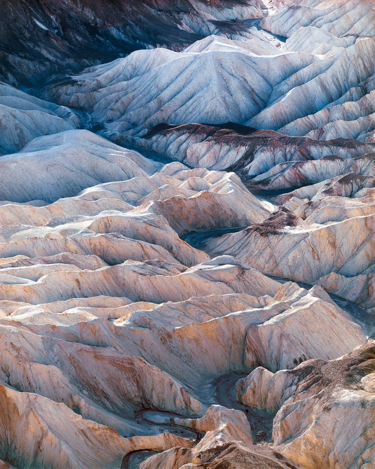 8x10 Large Format Abstract Landscape Death Valley