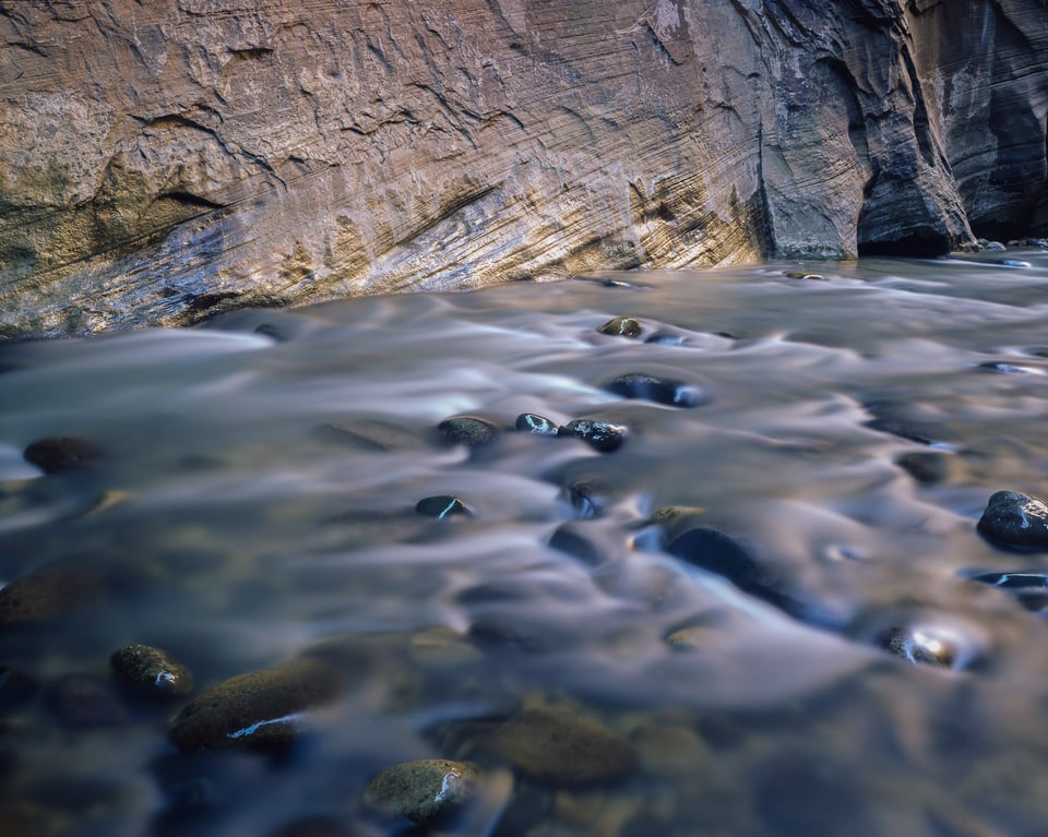 8x10 Zion Narrows Film Photo