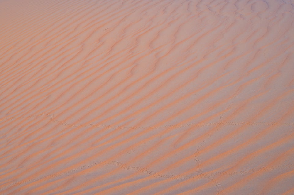 Color version of sand dune abstract