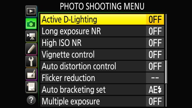 D500 settings_OFF