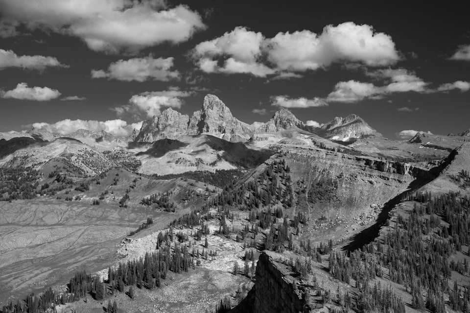 Black and White Grand Tetons Nikon Z9