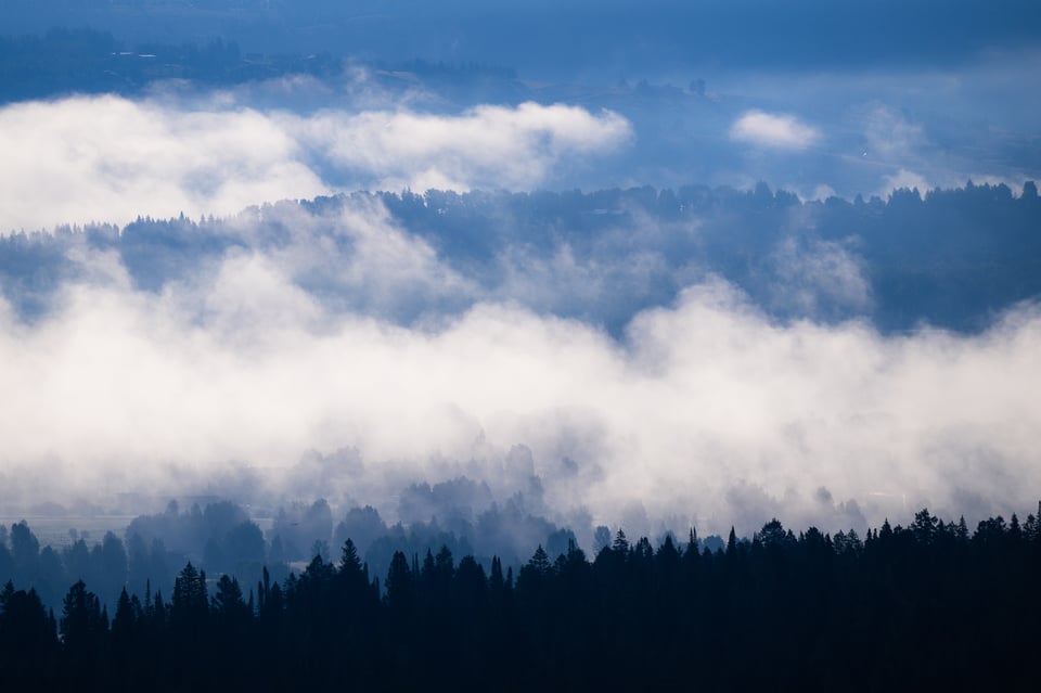 Clouds and fog in the morning Nikon Z9 Review