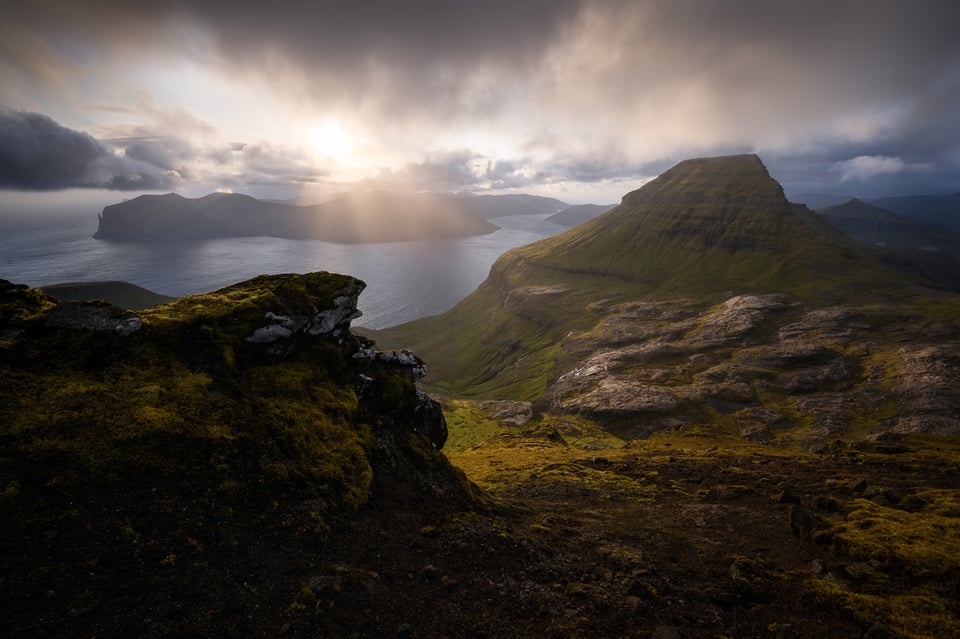 Faroe Islands Landscape Photo Chiaroscuro