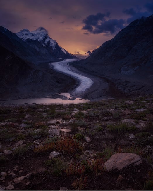 Twin Lakes of Stat Tso and Lang Tso Himalayas 2