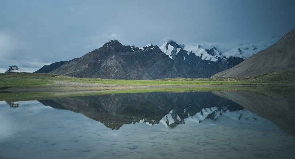 Twin Lakes of Stat Tso and Lang Tso Himalayas