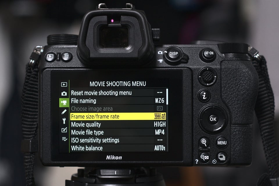 Z6_Video_Menu_One