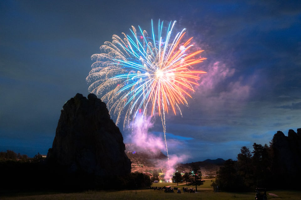 Nikon Z 24-120mm f4 S sample photo of fireworks