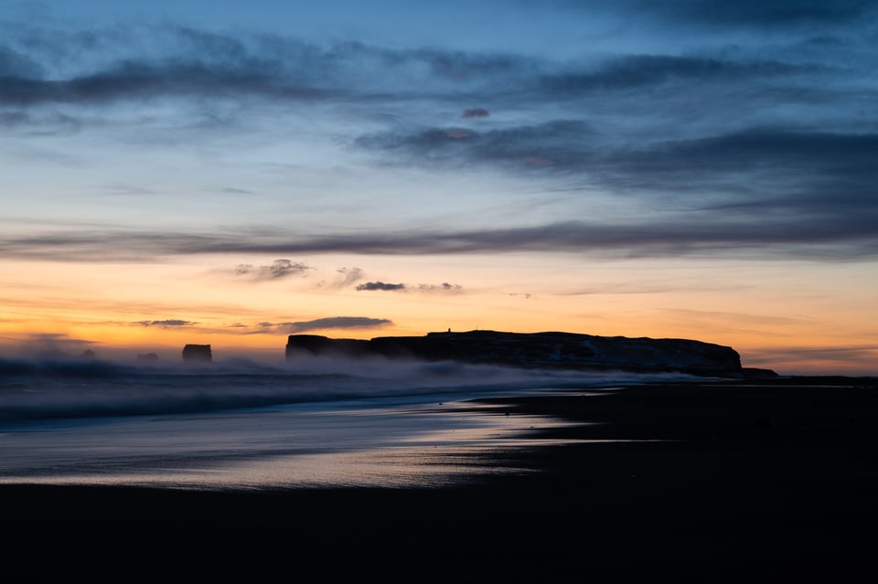After Sunset Iceland Vik Nikon Z 40mm f2