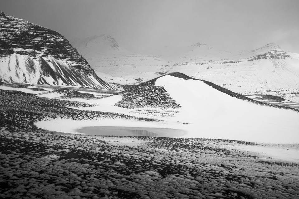 Black and White Iceland Nikon Z 28mm f2.8 Sample Photo Review