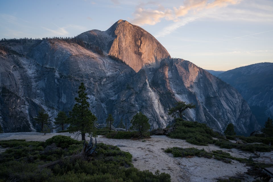 Half Dome from Ice Creek Trail