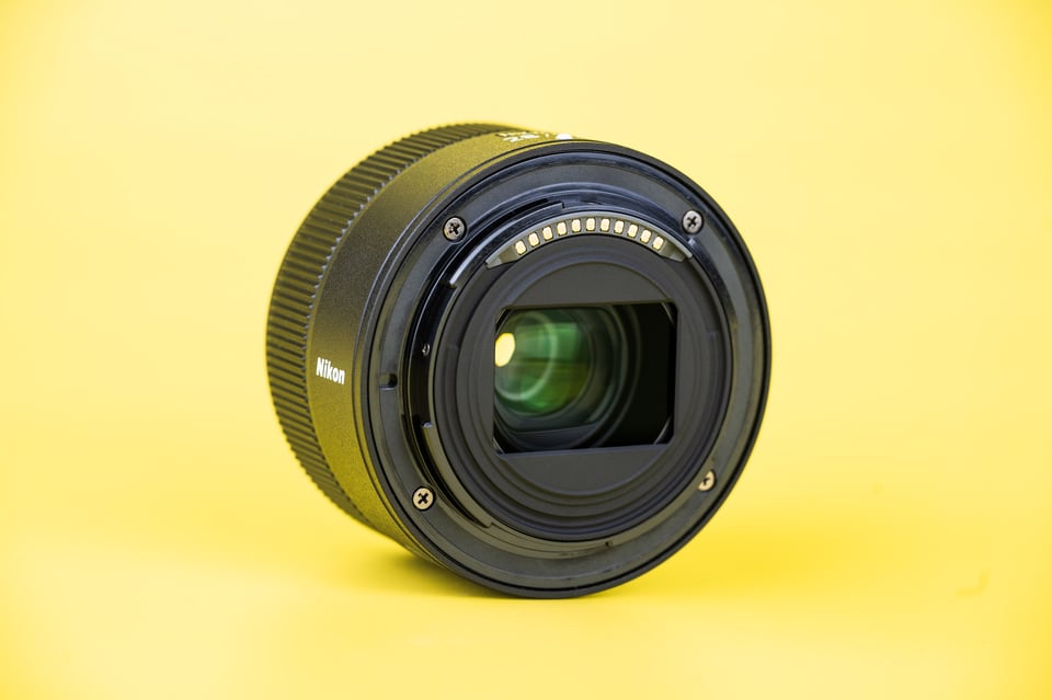 Nikon Z 28mm f2.8 Plastic Lens Mount Rear Element of Lens
