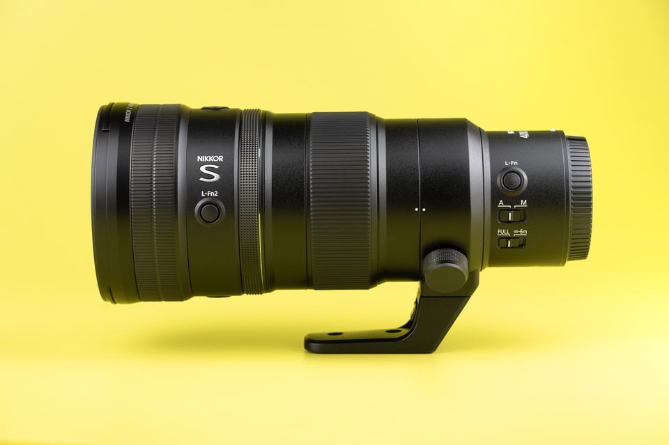 Nikon Z 400mm f4.5 Side View