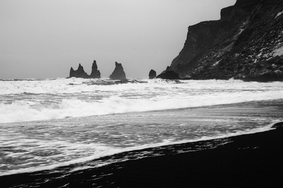 Vik Beach Nikon Z 40mm f2 Sample Photo