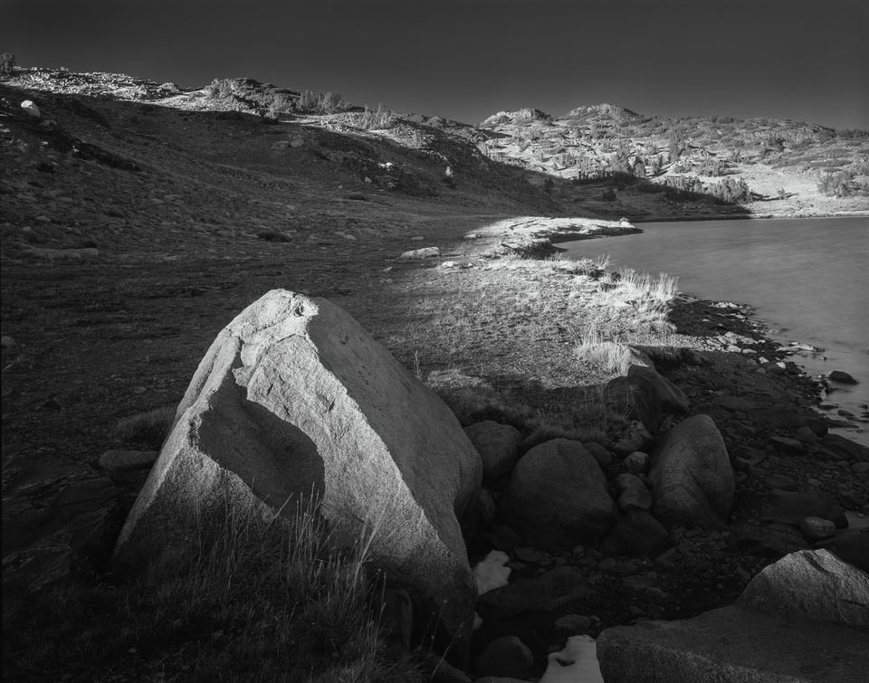 8x10 Yosemite High Country Black and White Landscape