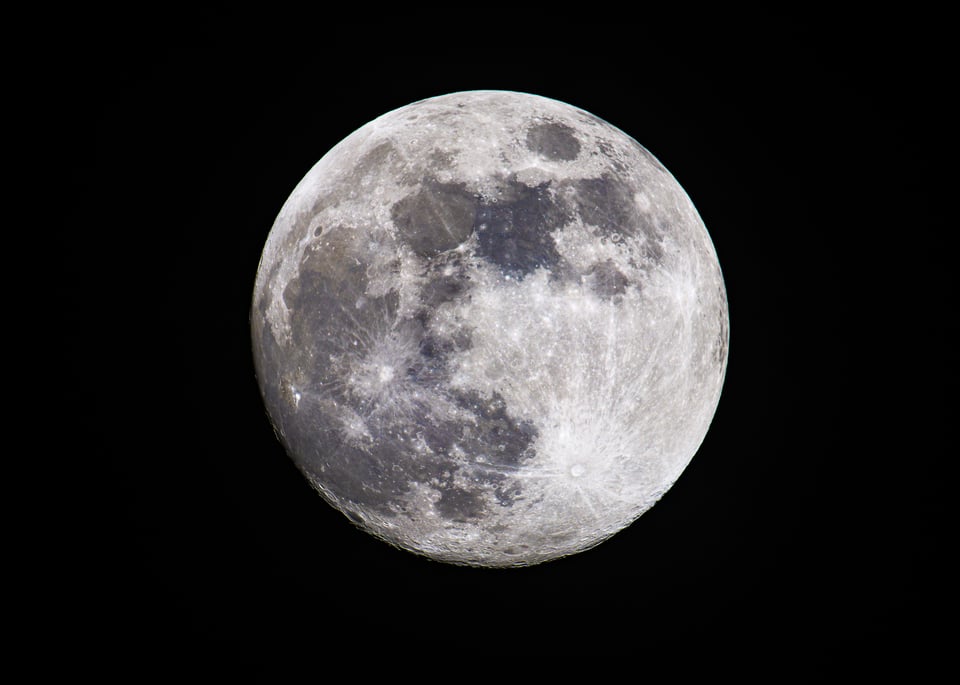 Moon with Nikon Z 800mm f6.3 lens and 2x teleconverter