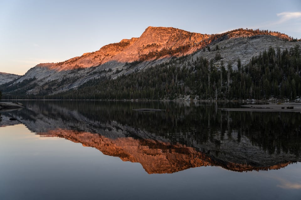 Reflection in Lake Tioga Pass Yosemite Nikon Z 28-75mm f2.8