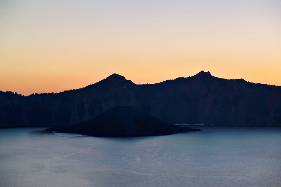 Nikon Z MC 105mm f2.8 VR S Macro Lens Sample Photo Crater Lake Detail Sunset