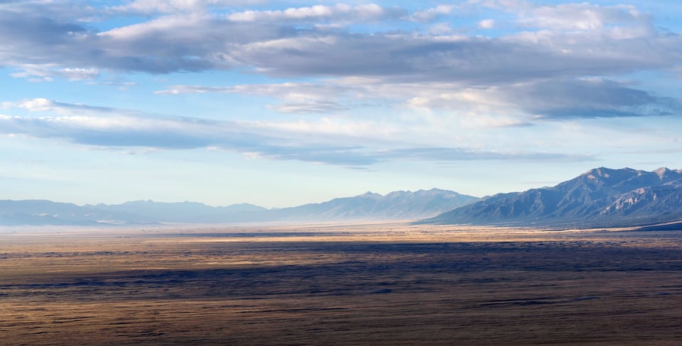 Nikon Z MC 105mm f2.8 VR S Macro Lens Sample Photo Panorama of San Luis Valley Colorado