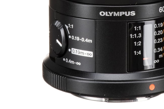 Olympus 60mm f2.8 Macro Focus Limiter Switch