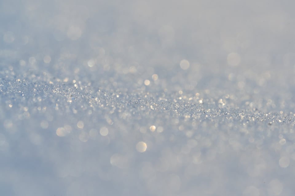 Snow Macro Photo Bokeh Nikon Z MC 105 2.8